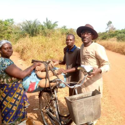 Visit to Koraso in the Berekum West District, highlighting the importance of sustainable farming practices and Good Agricultural Practices